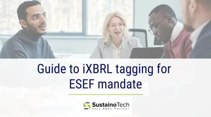 Guide to iXBRL tagging for ESEF mandate - SustainoTech